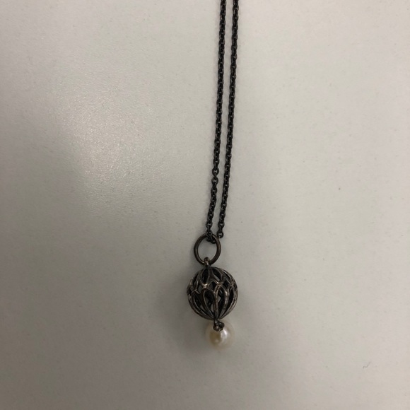 Pandora Jewelry - Pandora Sterling Silver Pearl Necklace